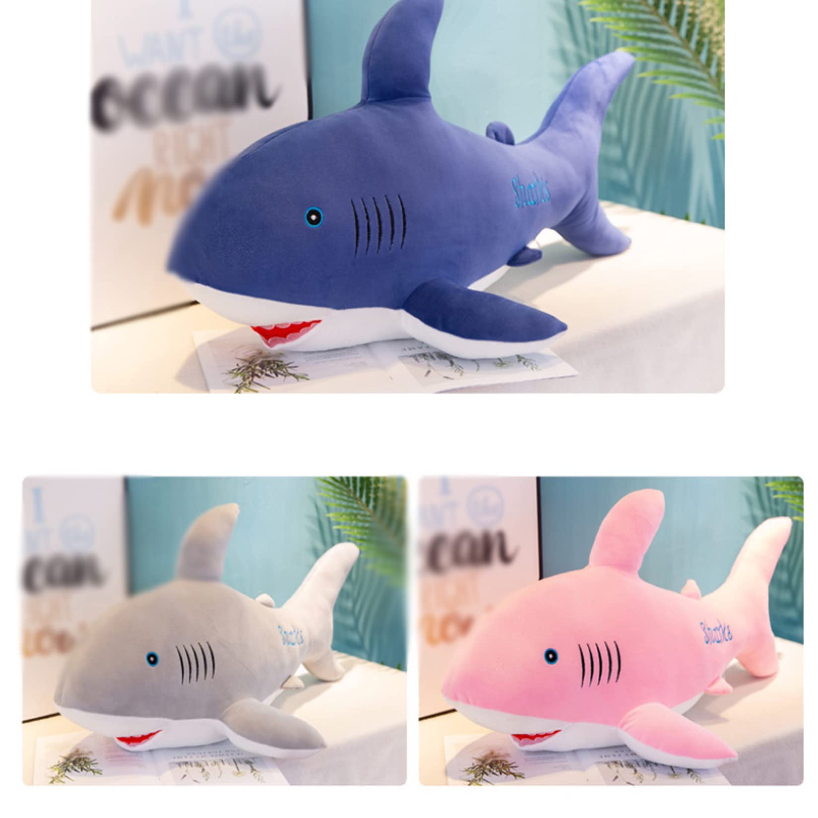 Amazon.co.jp: サメ ぬいぐるみ 特大 サメ shark 抱き枕 鮫ぬいぐるみ