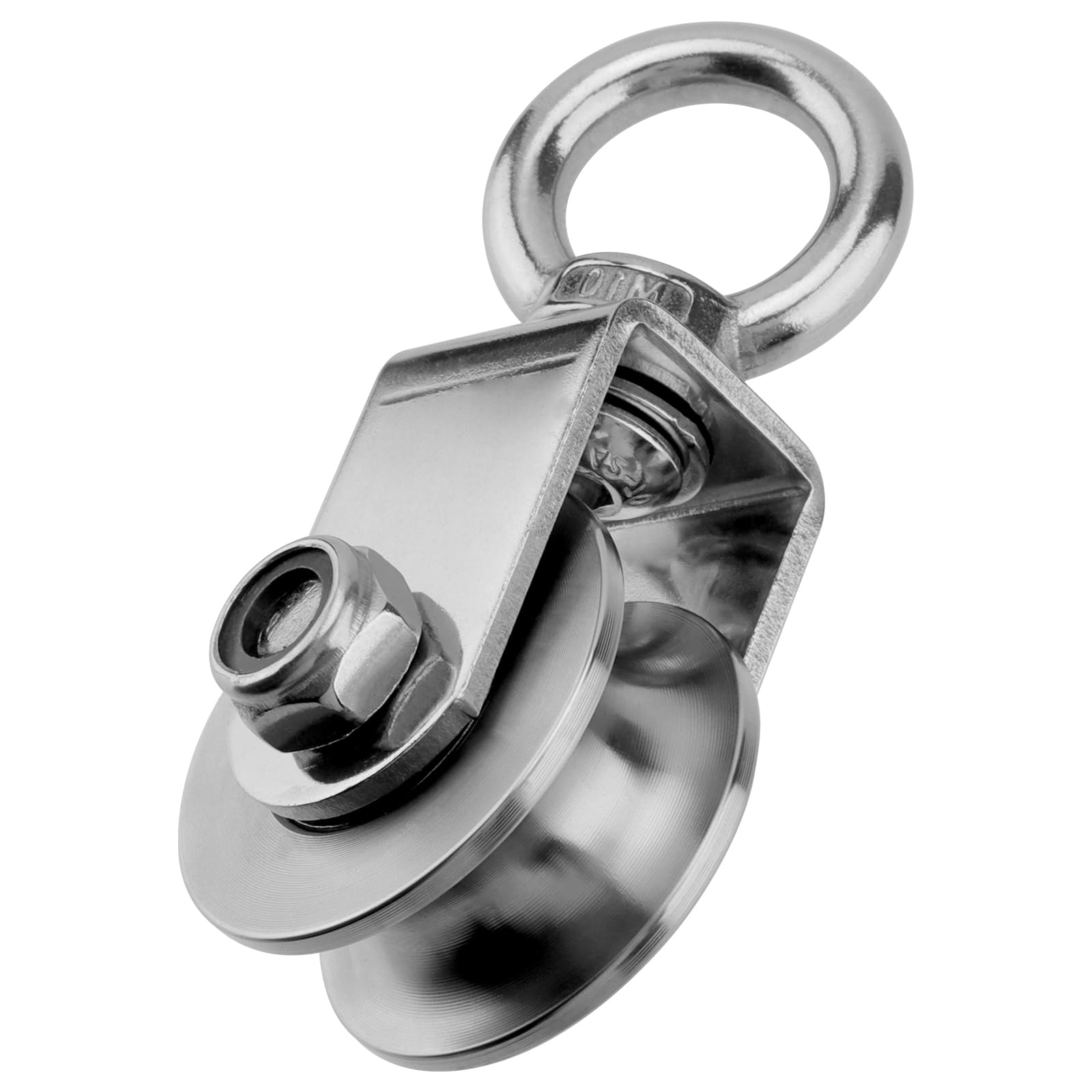 Rolka zwrotna, linka stalowa, rolka linowa fitness, 48 mm, stal nierdzewna, ?o?ysko kulkowe, kó?ka, do urz?dze? fitness, akcesoria fitness, no?no?? 500 kg