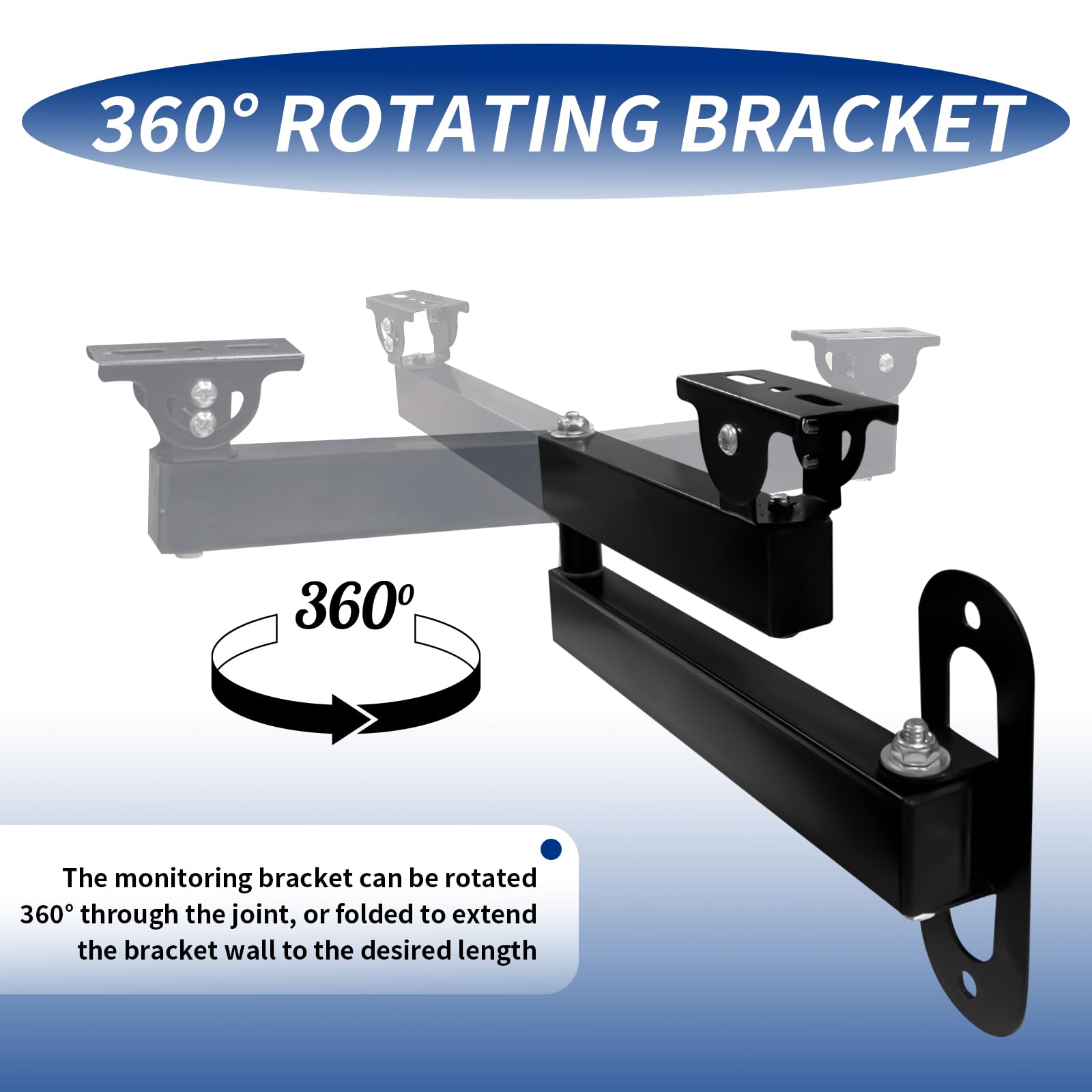 Camera Bracket, Wall Mount for Surveillance Camera Adjustable Camera Brackets - Image 3