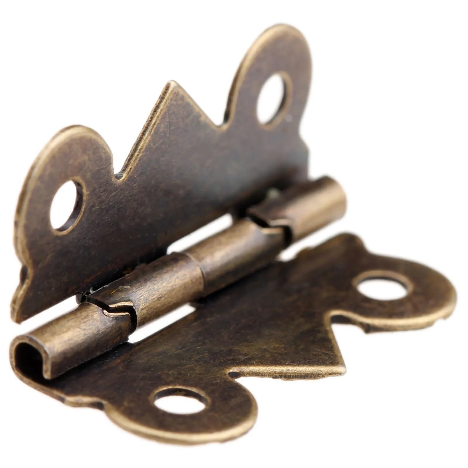 Kdhcvkz One Color 20Pcs Hinges With Screws 4-Holes Wooden Hinges 25 * 20Mm