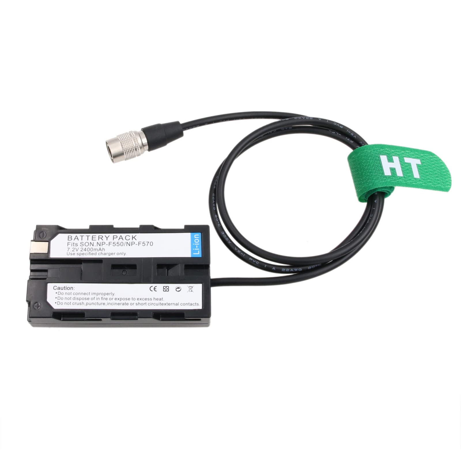 Amazon | HangTon Hirose 4ピン NP-F 970 F570 F550 ダミーバッテリー