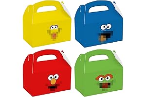 Pack of 24 Sesame Street Party Favor Candy Boxes: A Treat for Your Little Ones