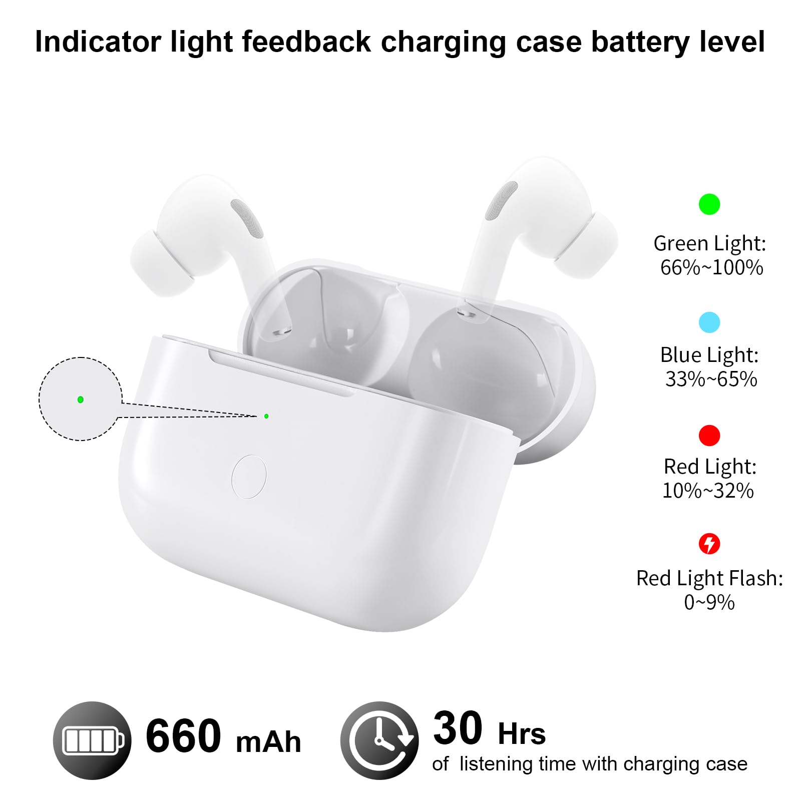 Amazon | ワイヤレス充電ケース AirPods Pro 第1世代と第2世代対応 USB 
