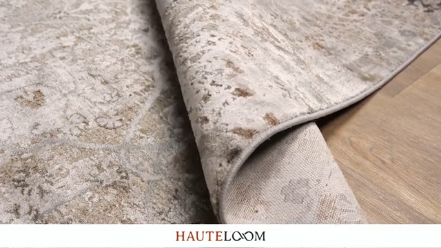 Tapete decorativo rectangular Hauteloom Claydon 7'10" x 10'2" miniatura 7