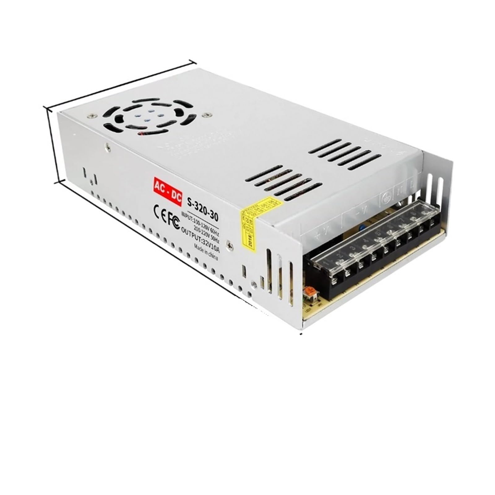 BRODEFUP 32V Switching Power Supply AC110V 220V To DC 32V 3A 4A 5A 10A(32V 10A 320W)