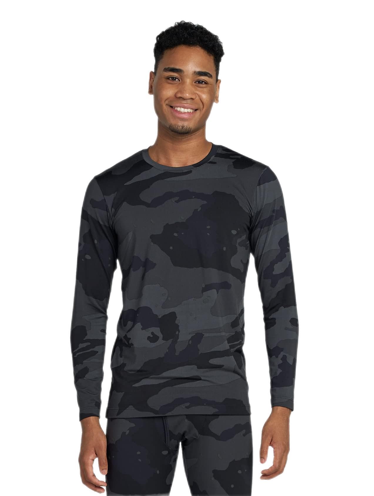 LAPASA Pacco da 2 o 1 Maglia Termica Peso Uomo Maniche Lunghe Canottiera Strato Base - Invernale Sport Allaperto Escursionismo Sci Snowboard M09/M26/M55