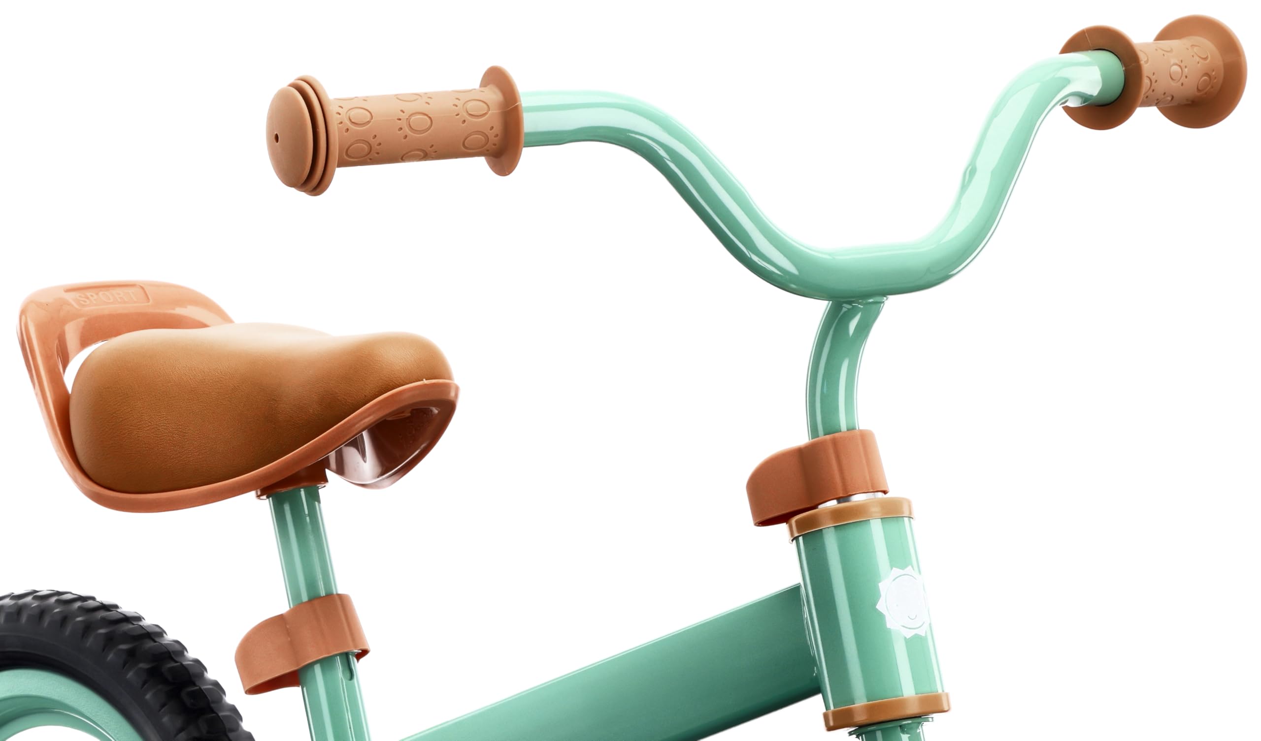 sun baby Bicicletta Senza Pedali per Bambini 2 Anni Molto Strada, max. 30 kg, – Balance Bike con pneumatici in schiuma, sella e manubrio regolabili, telaio in acciaio