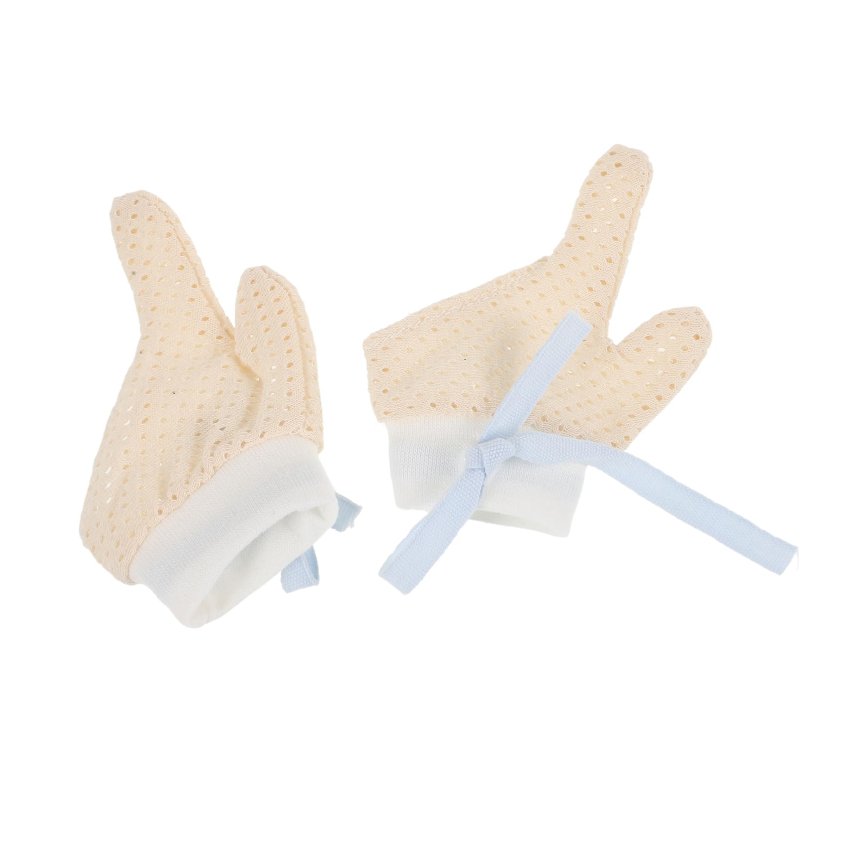 Toddmomy Baby Stop Sucking Gloves Fingertip Gloves for Thumb Sucking Skin-Friendly Material Easy to Clean