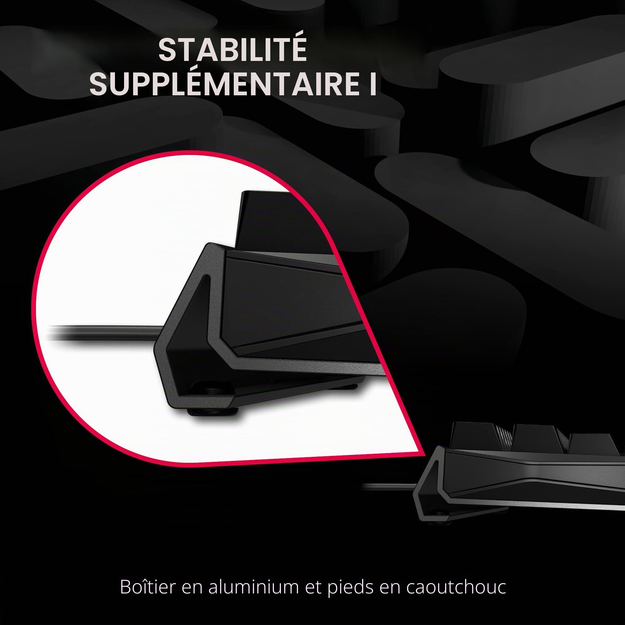 CHERRY MX Board 3.0 S, Clavier de Jeu Mécanique Filaire, Disposition Allemande (QWERTZ), Boîtier en Aluminium, Éclairage RGB, MX Silent Red Switches, Noir
