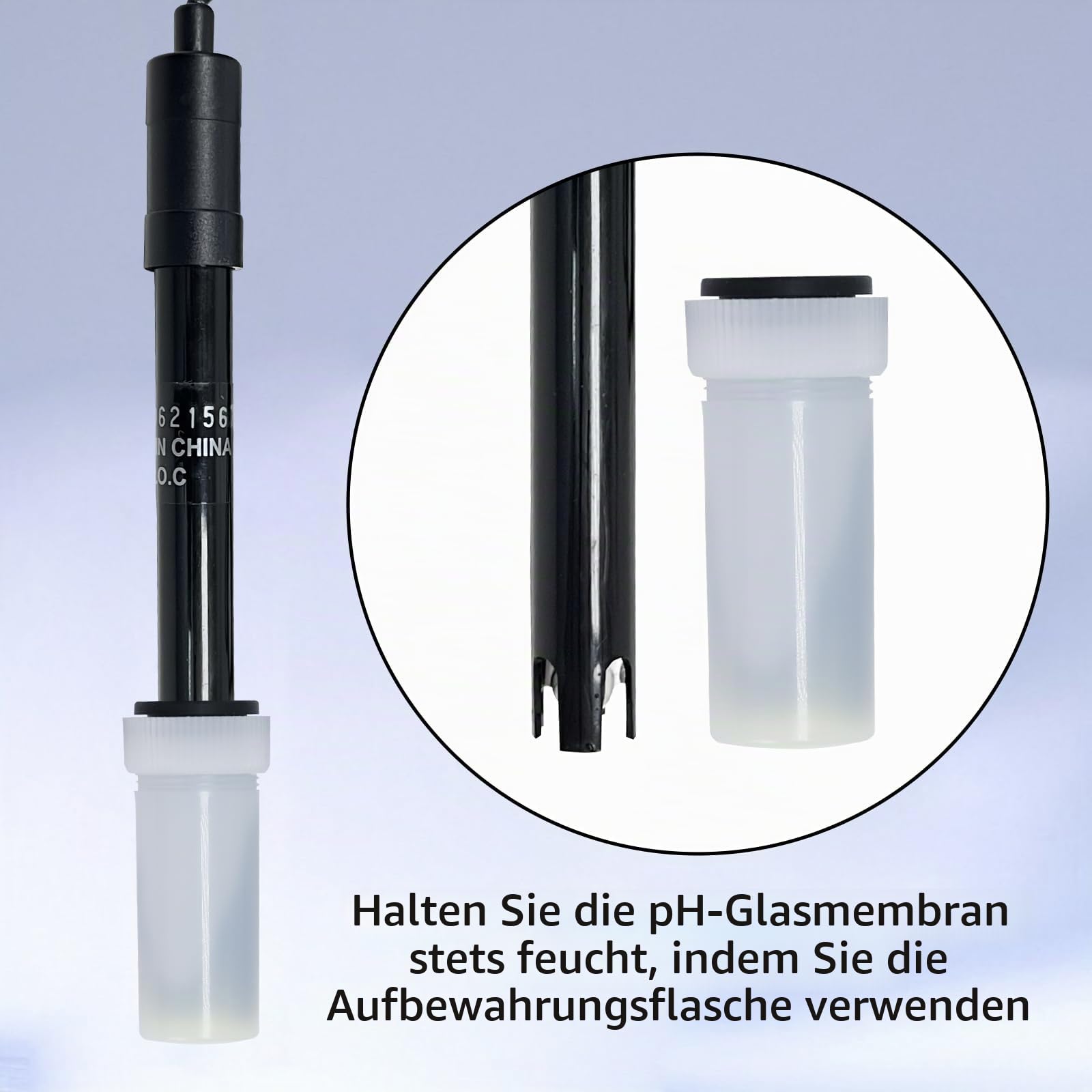 PH Messgerät 2 in 1 Temperatur Tester Monitor Wasserqualität 0-14 PH, Digitaler Wert Messgerät Mit LCD für Pool, Spa, Labor, Schwimmbäder, Aquarien