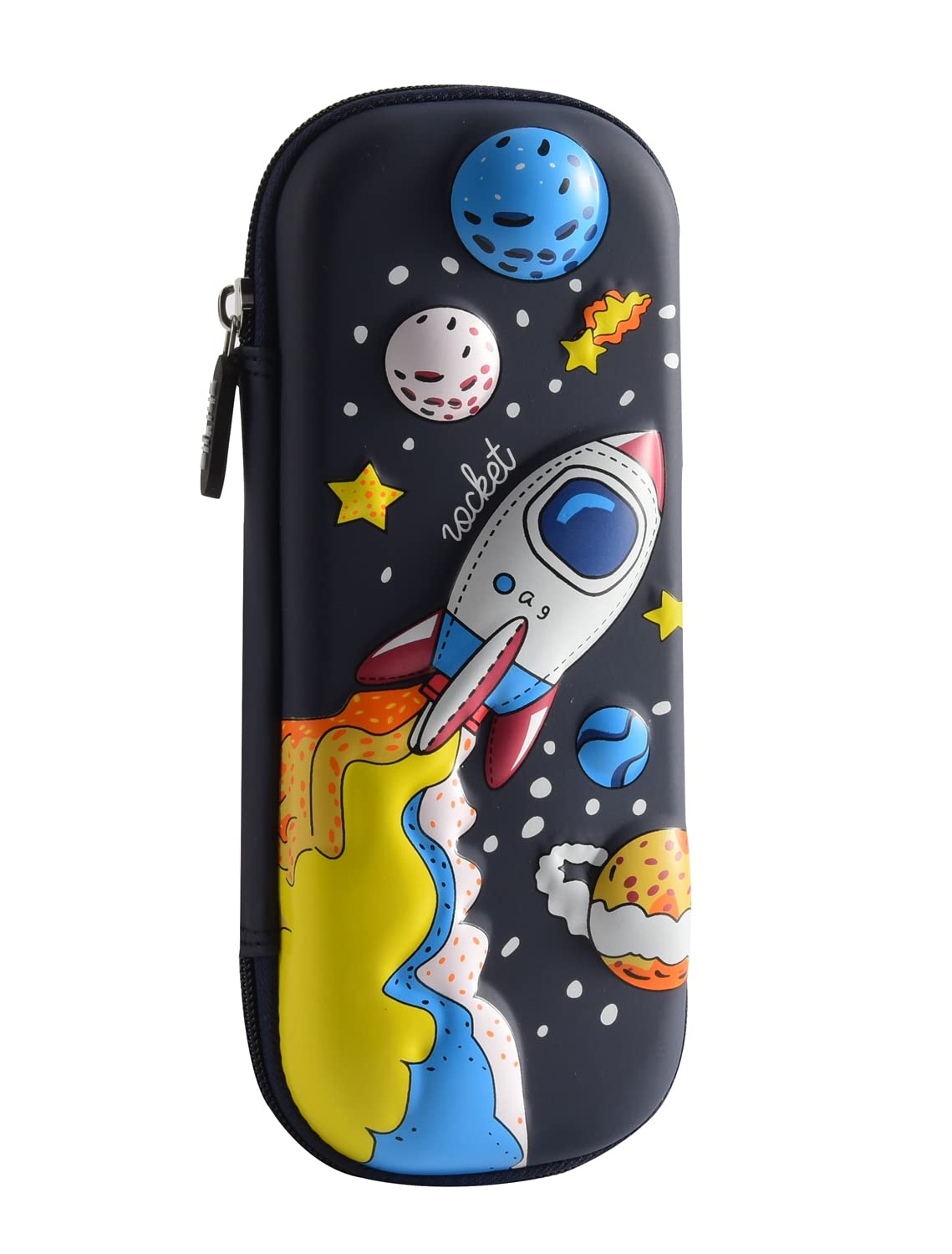 Flyorigin 3D Pencil Case for Boys & Girls - Large Pencil & Pen Pouch - Storage Case