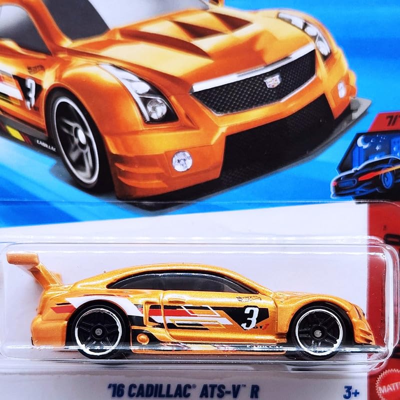 Image of Hot Wheels 16 Cadillac ATS-V R Nightspeed Ages 3 and Up 90 /250 (Orange)