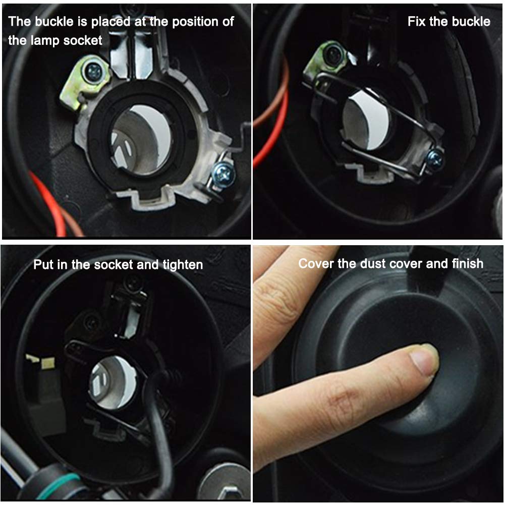 Coperchio Antipolvere Per Faro Auto 2Pcs Per Tappo Di Tenuta