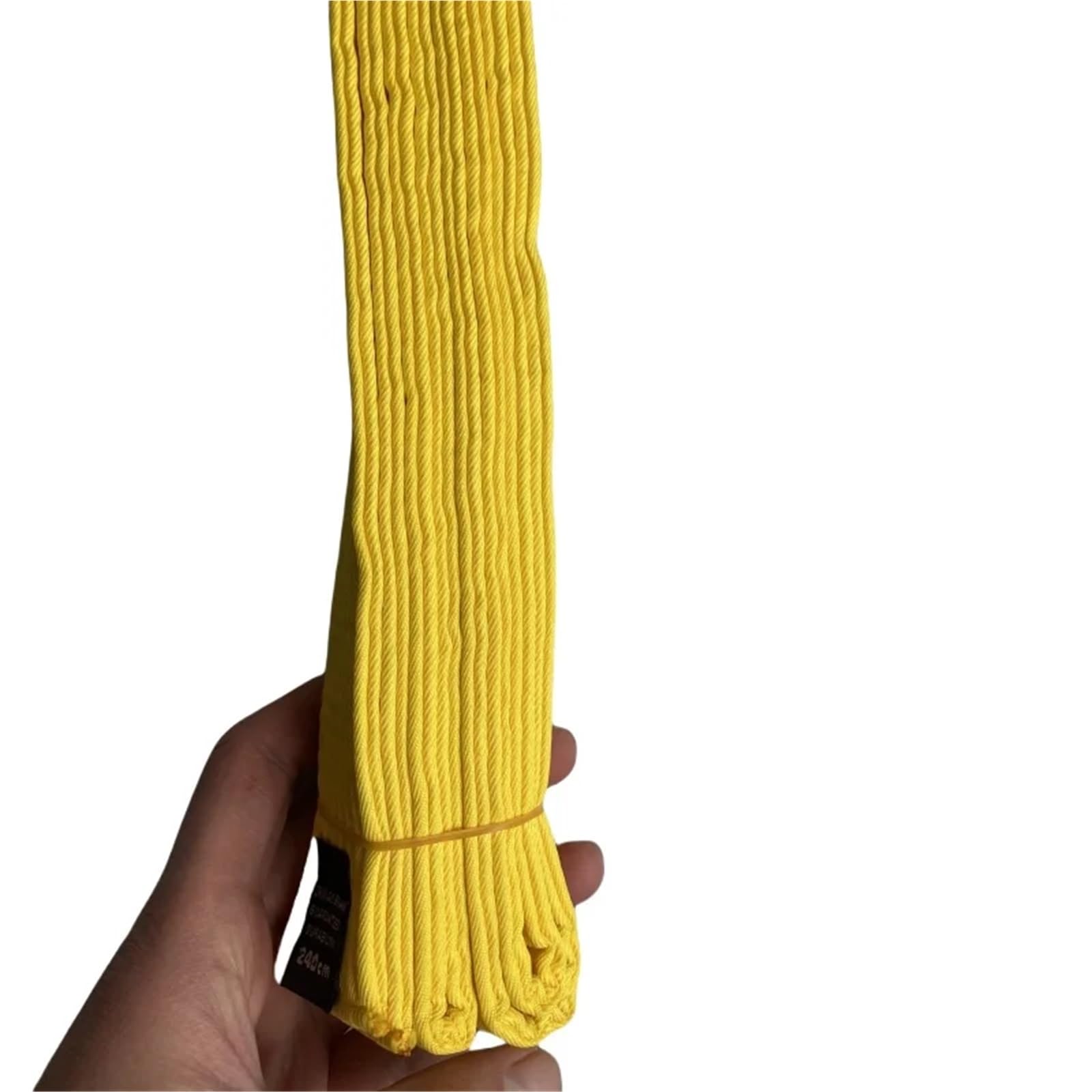 Ceinture de Taekwondo en coton multicolore for adultes, 3 pièces, 1.6 à 2.8M, ruban ceinture, Arts martiaux, Judo Wushu, noir, jaune pour Taekwondo