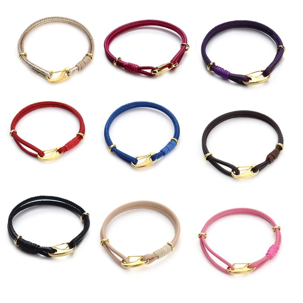 1 Rope Bracelet Women Bracelet Leather Bangle Wristband Men Bracelet Bracelet Wrap Cord