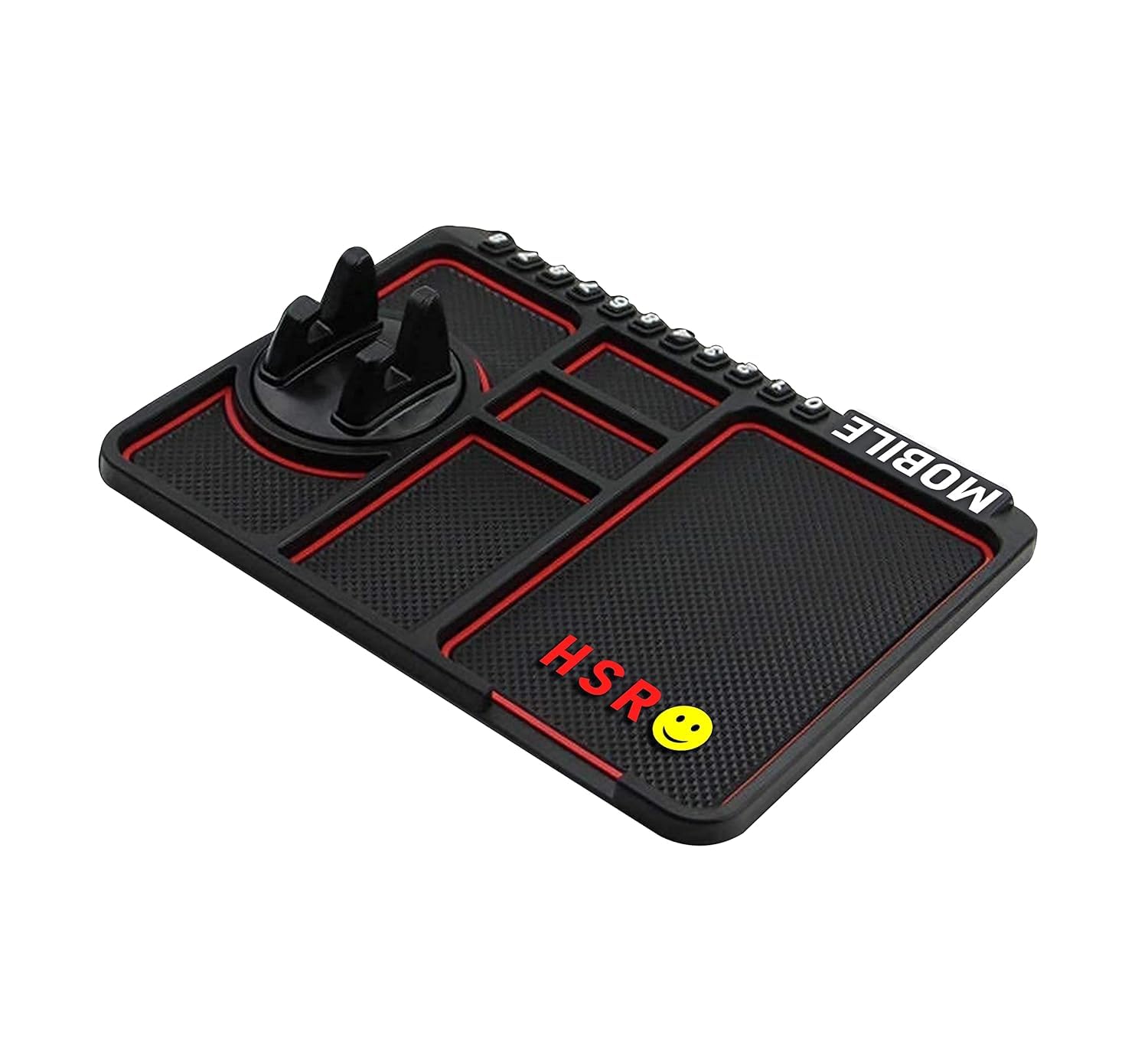 Car Accessories Anti-Slip Car Dashboard Mat & Mobile Phone Holder Mount - Universal Non Slip Sticky Rubber Pad for Smartphone, GPS Navigation, God Idols, Toys, Coins-image-46
