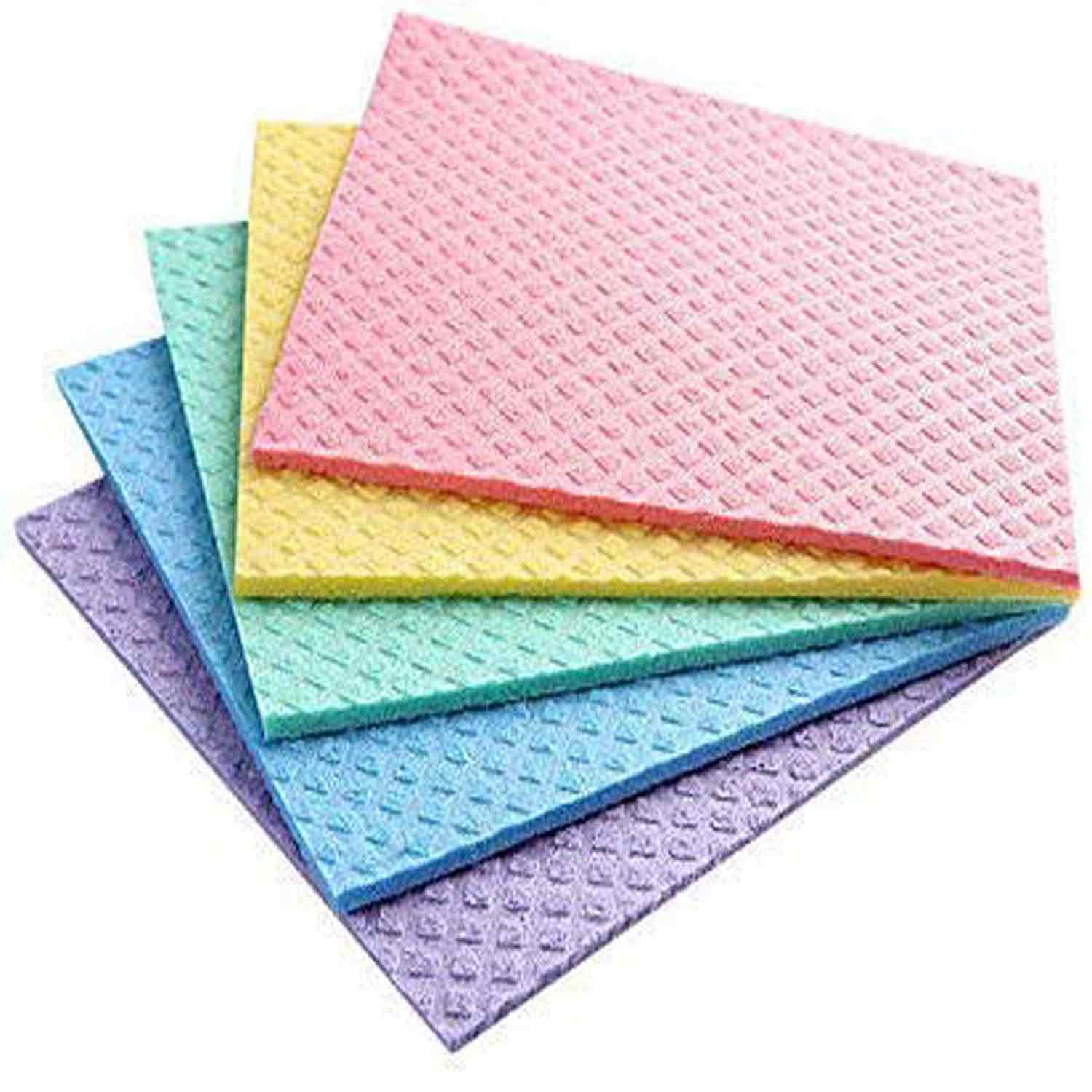 Biodegradable Kitchen Cleaning Cellulose Sponge Wipes (Multiclor, Pack of 5) (B09WRQ3WN8) Amazon Price History, Amazon Price Tracker