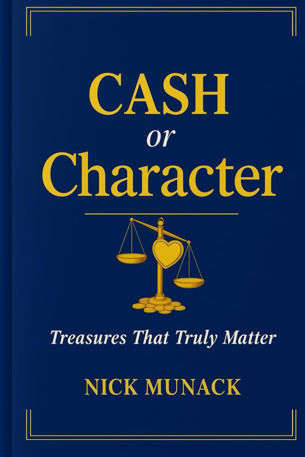 CASH OR CHARACTER: TREASURES THAT TRULY MATTER