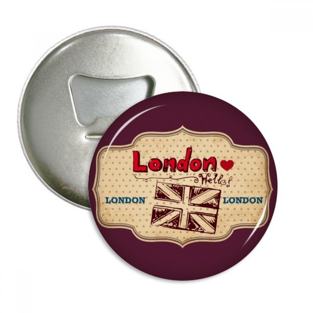 Ouvre-bouteille Union Jack drapeau Royaume-Uni magnet frigo 3 pièces
