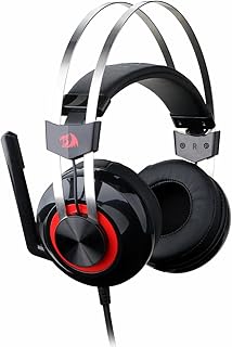 سماعات رأس للالعاب تالوس من ريدراجون H601 - بتقنية صوت محيطي 7.1، اسود، سلكي