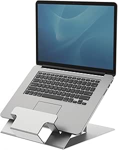 Fellowes Hylyft - Soporte para portátil ajustable en altura con bolsa de transporte