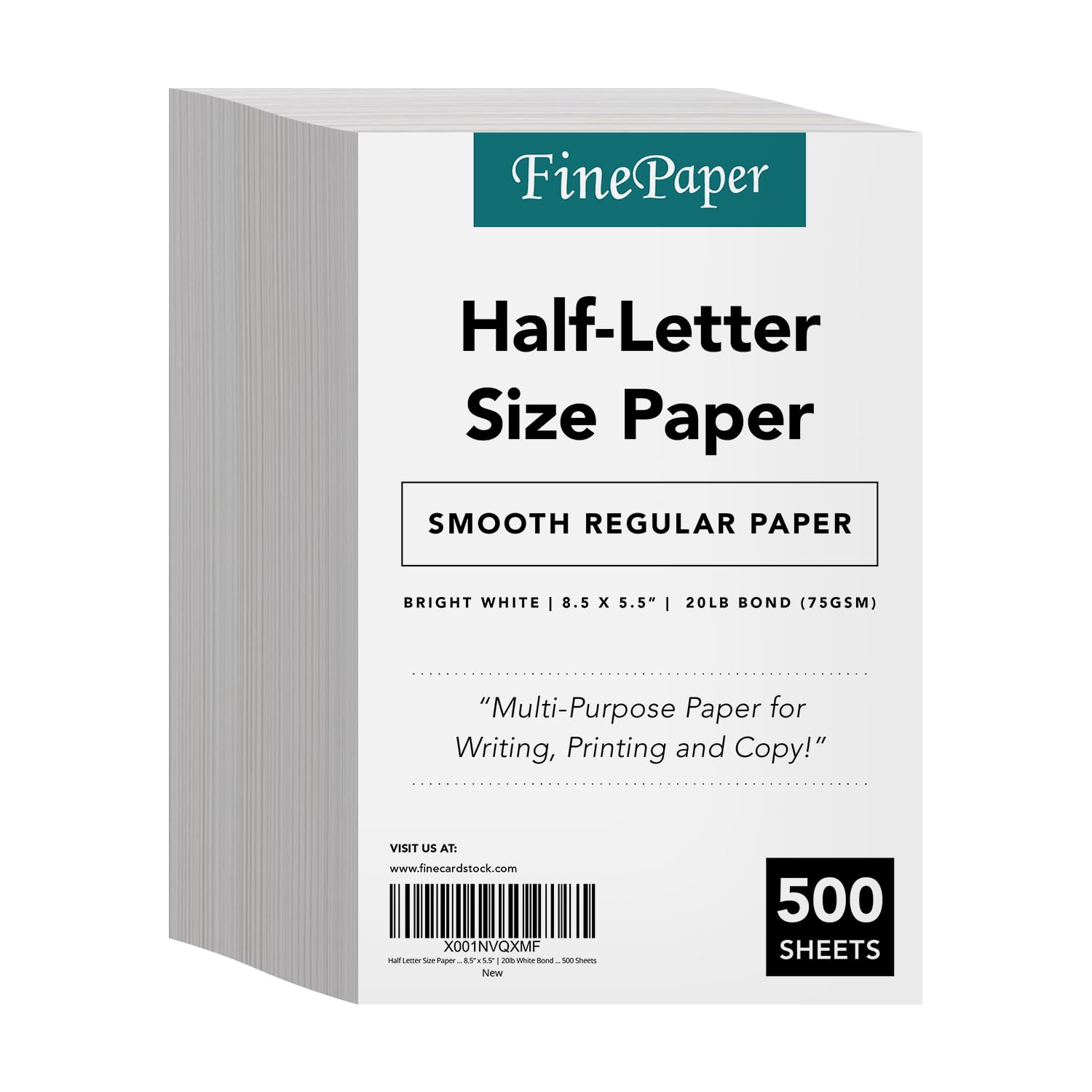 らおうページ Amazon.com : 500 Sheets of Bright White 8.5