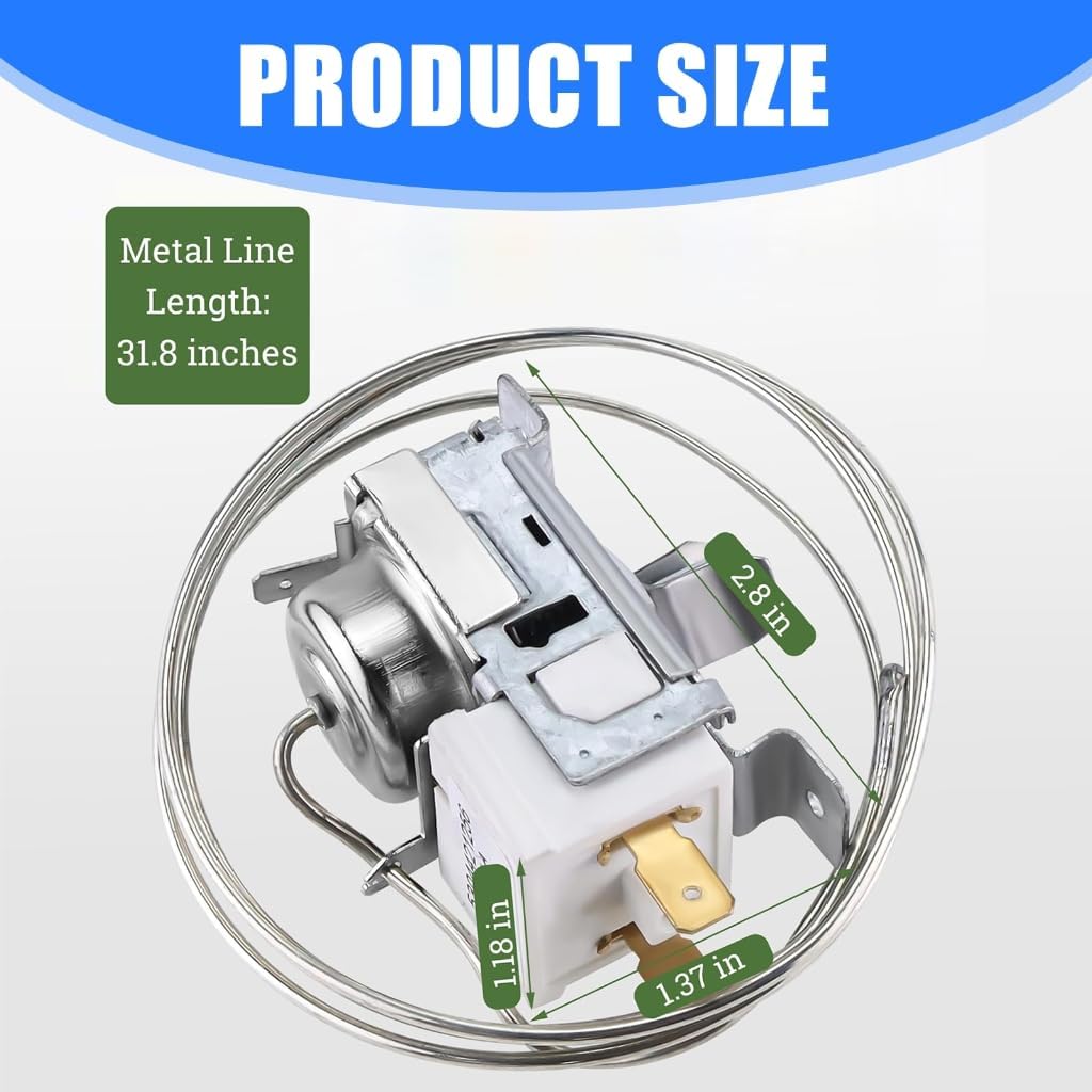 High Precisions Metal Thermostat for Refrigerator Temperature Control Ensuring Accurate Regulation and Food Preservation
