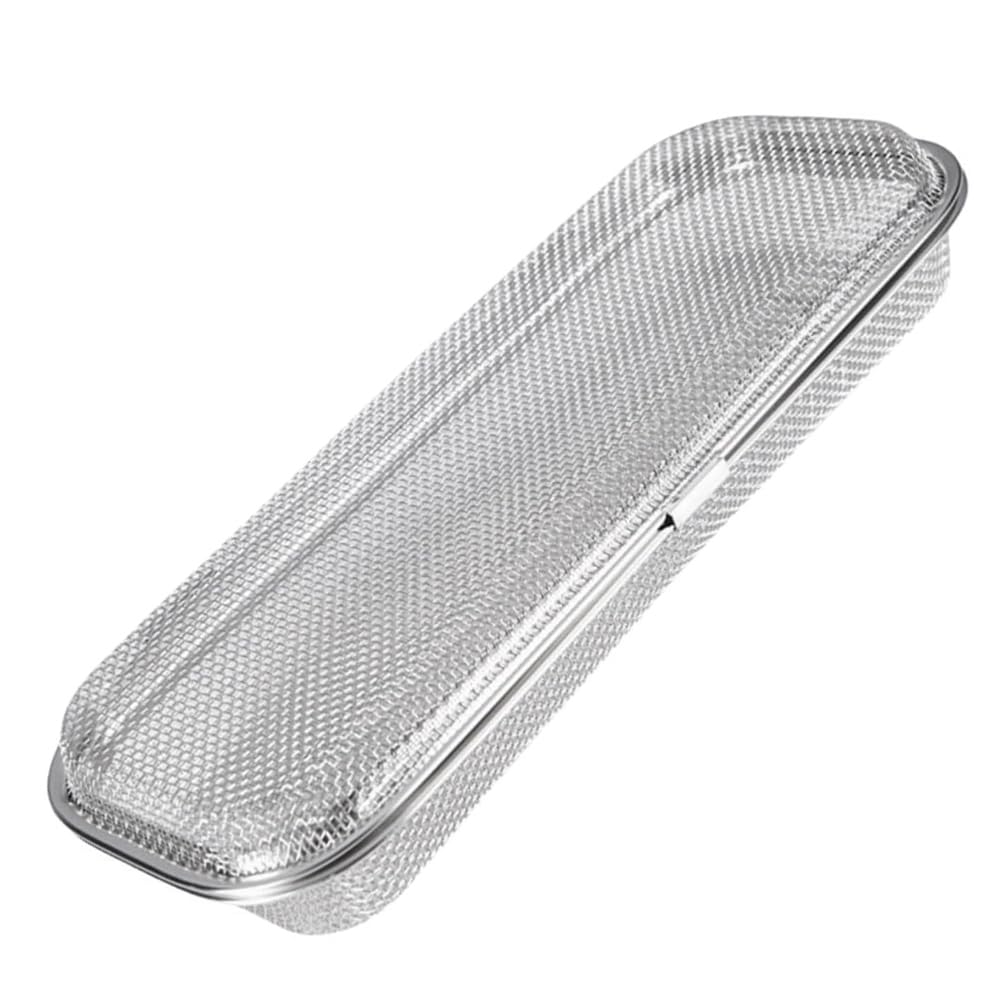 Sirxlevcy Dishwasher Basket, Stainless Steel Dishwasher Silverware Basket, Replacement Dishwasher Utensil Basket Rectangular Mesh