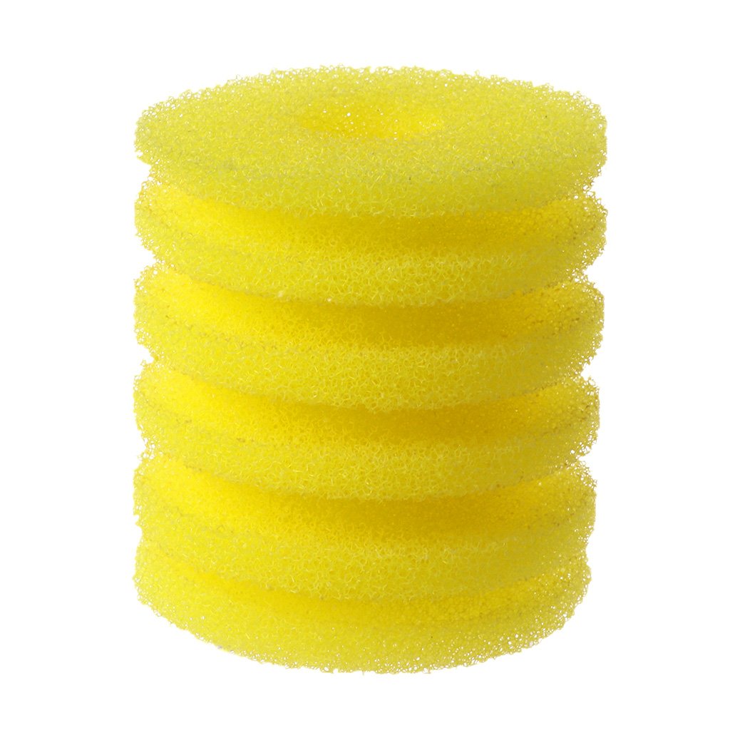 jackyee Round Filter Fish Tank Accessories - Drum Yellow Cotton/Filter Cotton Aquarium Filter Sponges Fish Tank Air Pump Sponge Aquarium Biochemical Sponge