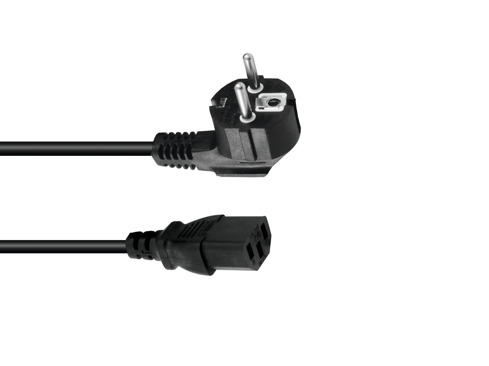 Omnitronic Kaltgeräte Netzkabel 3x1,5 10m Schwarz