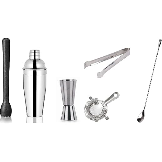 Dynore 6 Pcs Bartender Martini Kit 500 ml