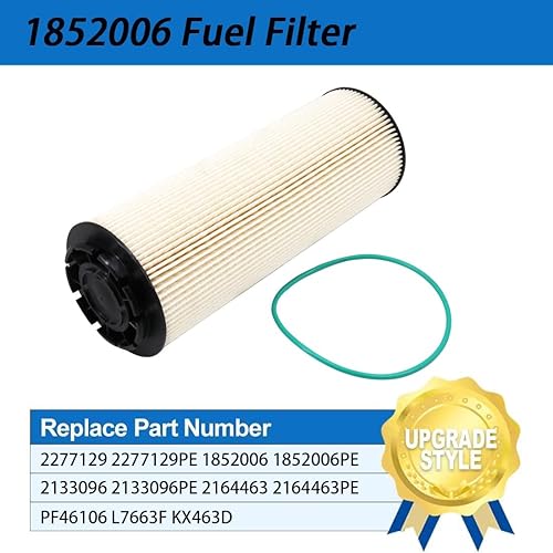 Miniatura 6 de EKZFAZA Filtro separador de agua y combustible 2277129, filtro de aceite 1948921, kit de filtro de aceite 1922496, separador de agua de filtro de