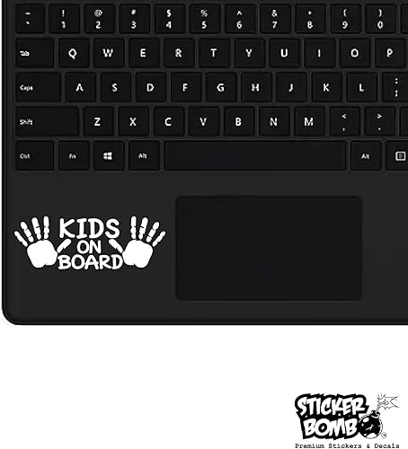 Miniatura 4 de Calcomanía infantil a bordo, calcomanía de vinilo de bomba para automóvil, camión, computadora, en cualquier lugar, vinilo premium para exteriores