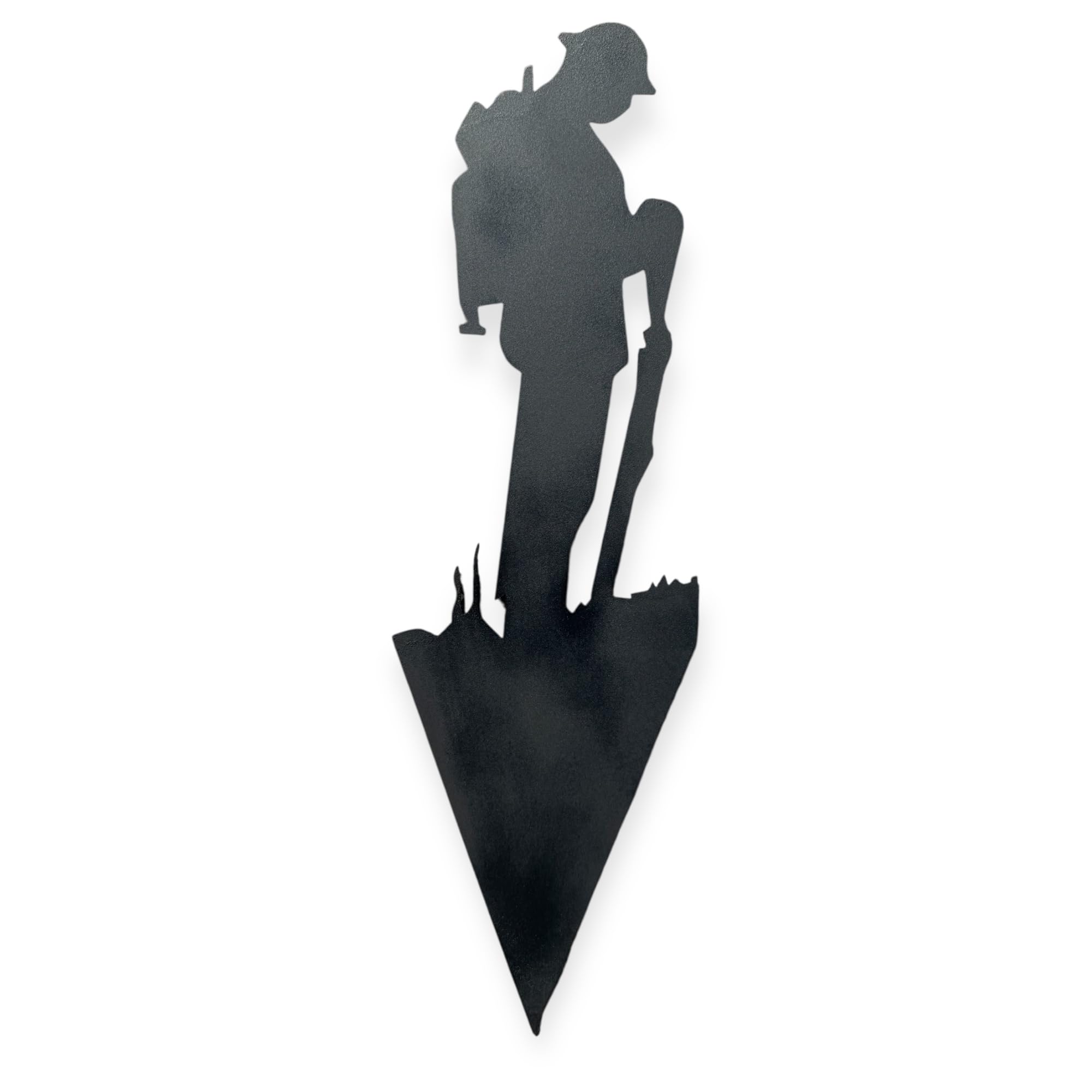 Rustic Warehouse Norfolk Black Lest We Forget Metal Soldier Garden Statue Decoration