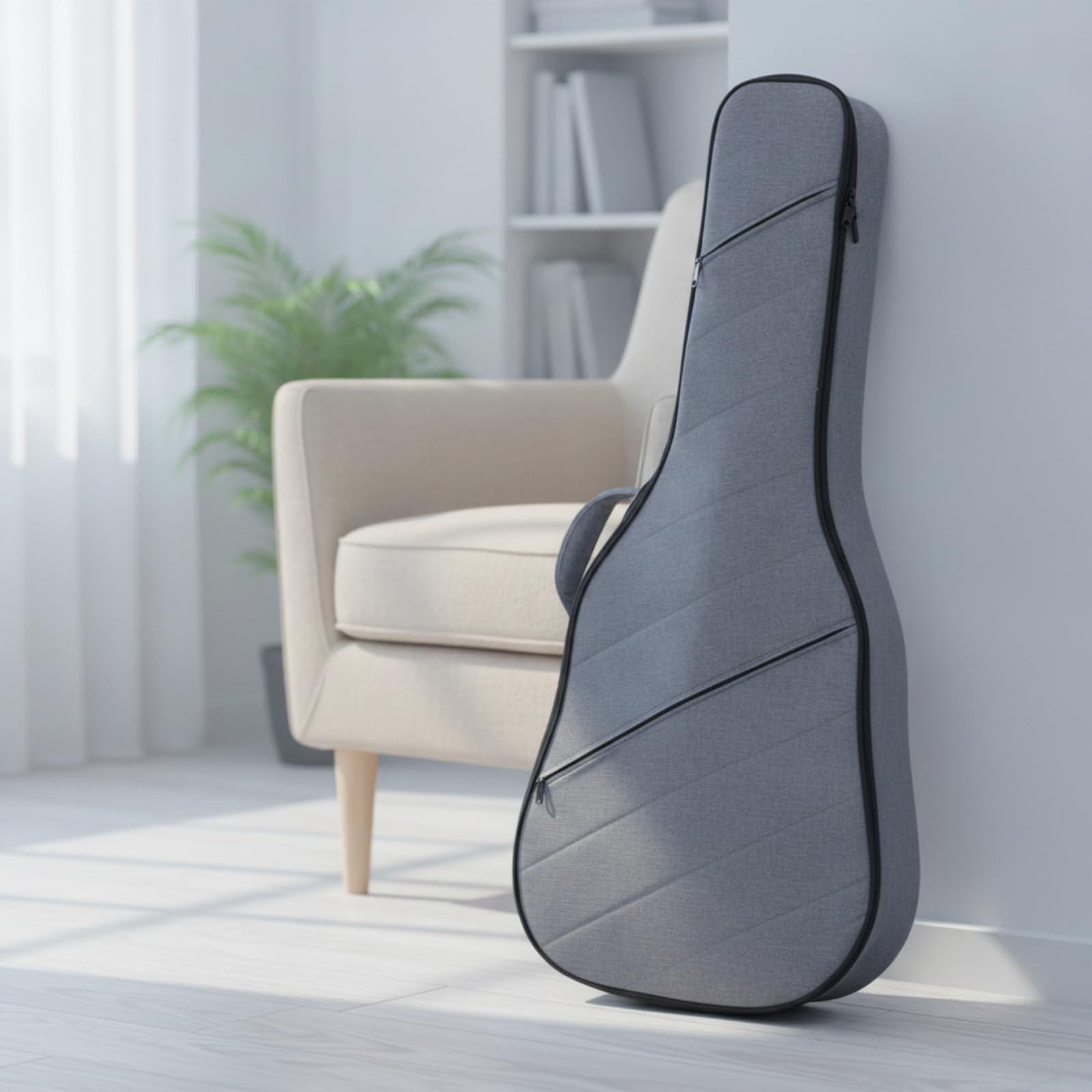 Funda Guitarra Clásica Acolchada Funda Guitarra con Correas Resisn a Golpes para Guitarristas, Músicos