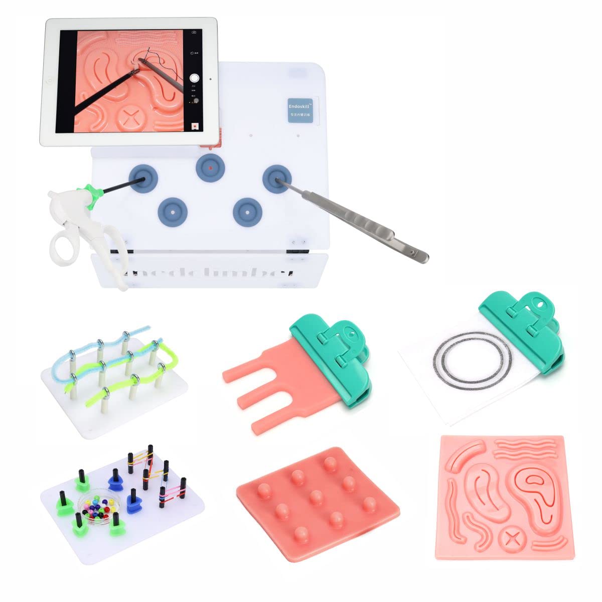 Amazon.co.jp: medclimber 腹腔鏡訓練 縫合練習キット縫合セット 8