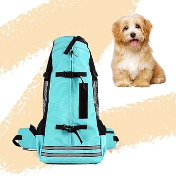 Meri Shopp Dog Carrier Breathable Corgi Carrying Bag Hiking Travel Pet Backpacks Green