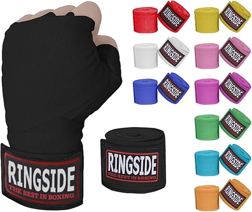 Miniatura 7 de Ringside estilo mexicano Muay Thai MMA Kickboxing Boxeo Mano Wraps (1 par)