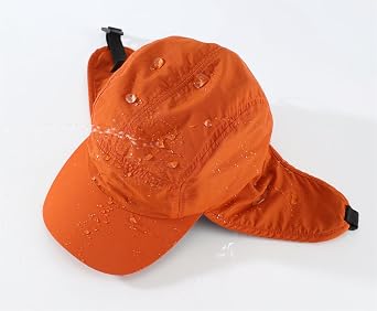 Mens Winter Hat with Brim Fleece Earflaps Hat Baseball Trapper Hat