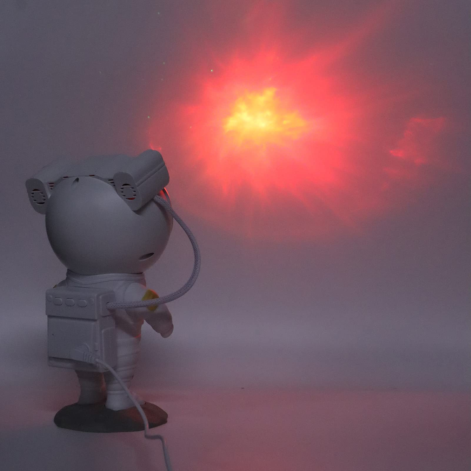 Astronaut Star Projektor, 8 Projektionseffekte, 360-Grad-Nachtlichtprojektor mit Freier Einstellung für, Erwachsene, Spielzimmer