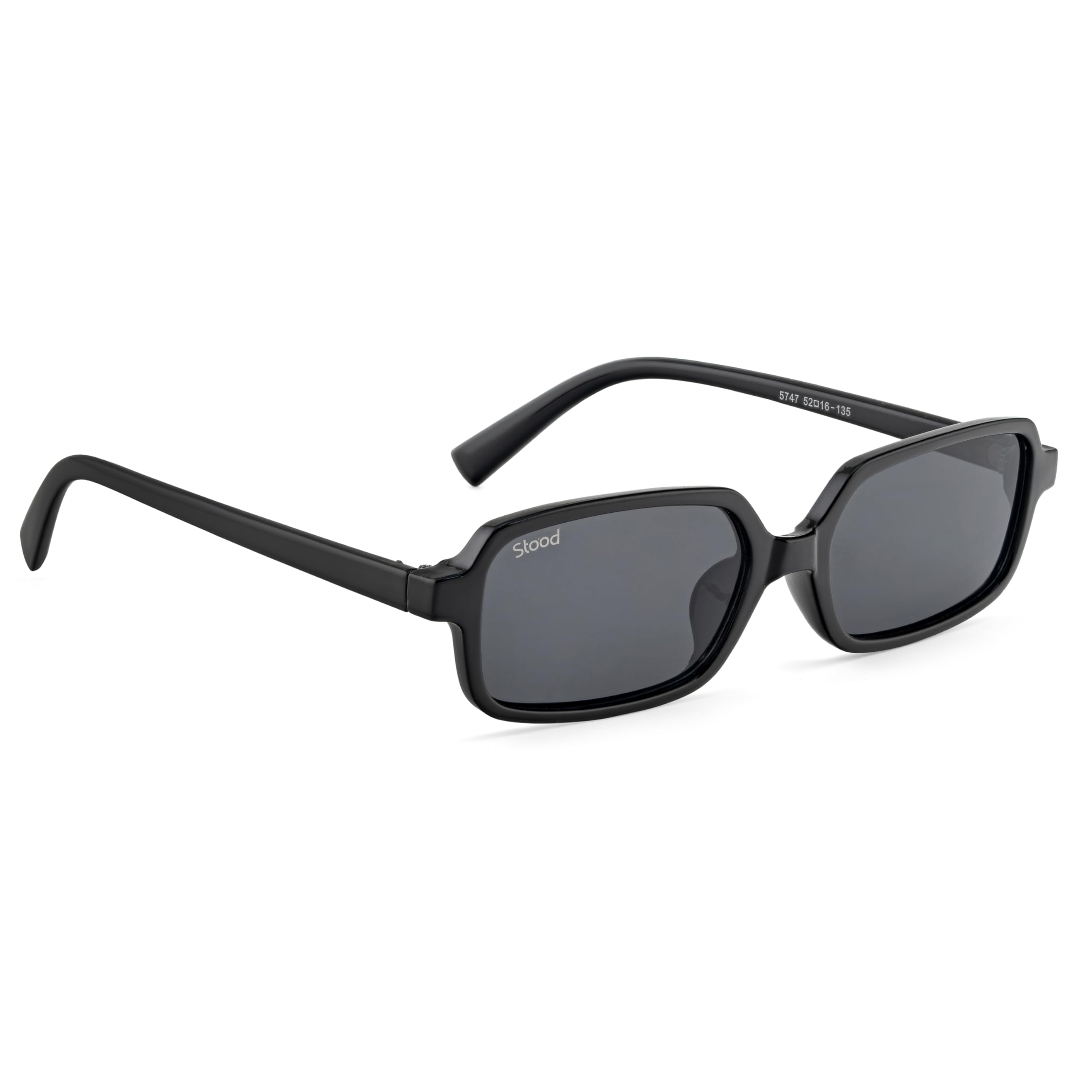 Narrow Collection Sunglasses | Full Rim | Narrow Rectangular | UV Protected | Polycarbonate | Shiny | Medium | Men & Women | SG-STD0018-image-44