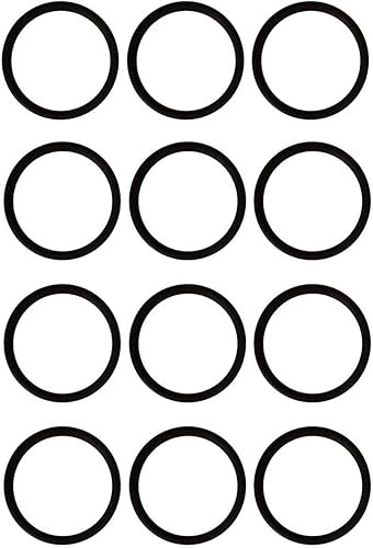 MaxLLTo Paquete de 10 correas de vacío redondas de repuesto para modelos de vacío vertical Eureka y Sanitaire S647 SC647 647 S-647