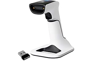 ScanAvenger Wireless 1D&2D Barcode Scanner with Stand