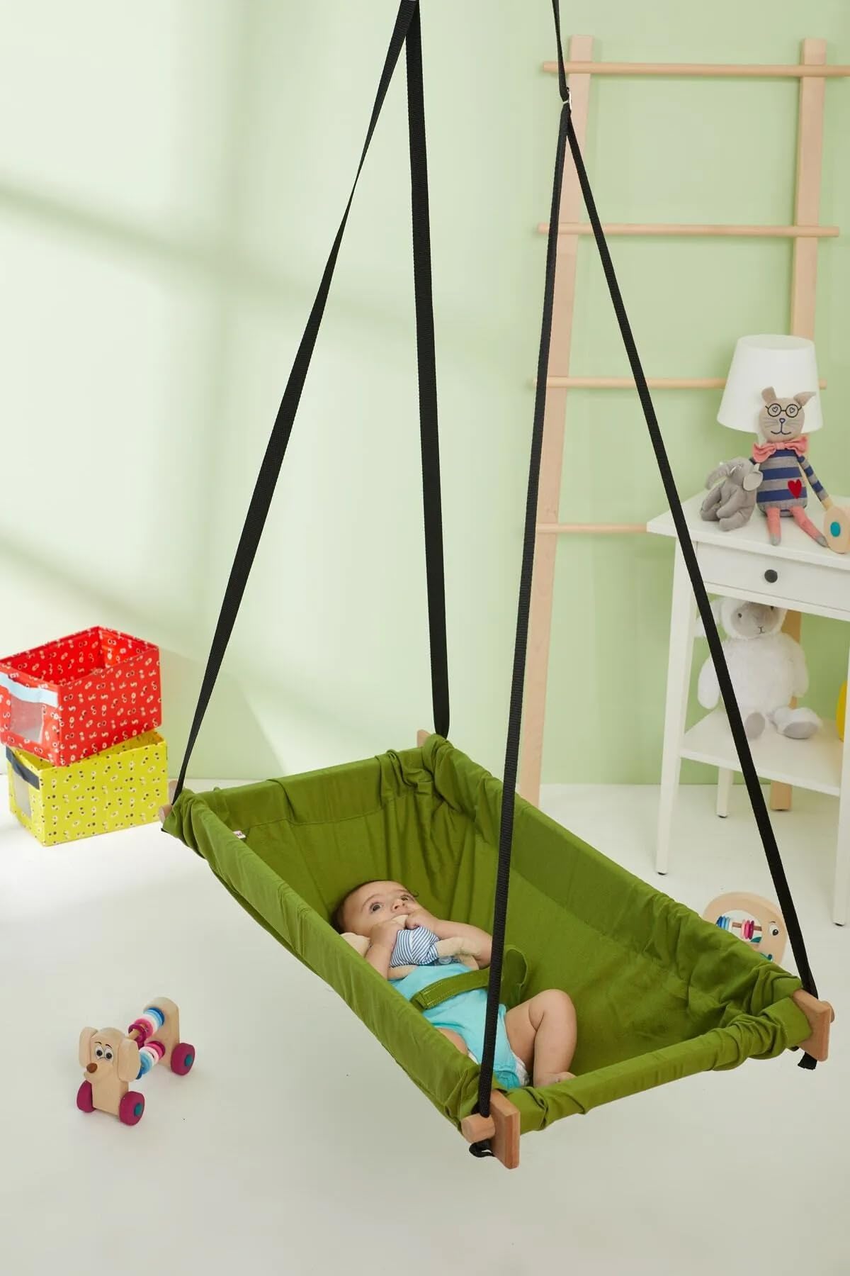 Baby Cradle, Baby Hammock Crib, Crib Hammock for Newborn, Baby Cradle Swing with 100