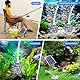 GuKKK Solar Sauerstoffpumpe, 6W Solar Teichbelüfter, Solar Luftpumpe Aquarium Oxygenator, Oxygenator Aquarium Luftpumpe Angelbelüfter mit Rohr Luftblasensteinen, für Gartenteiche (6W)