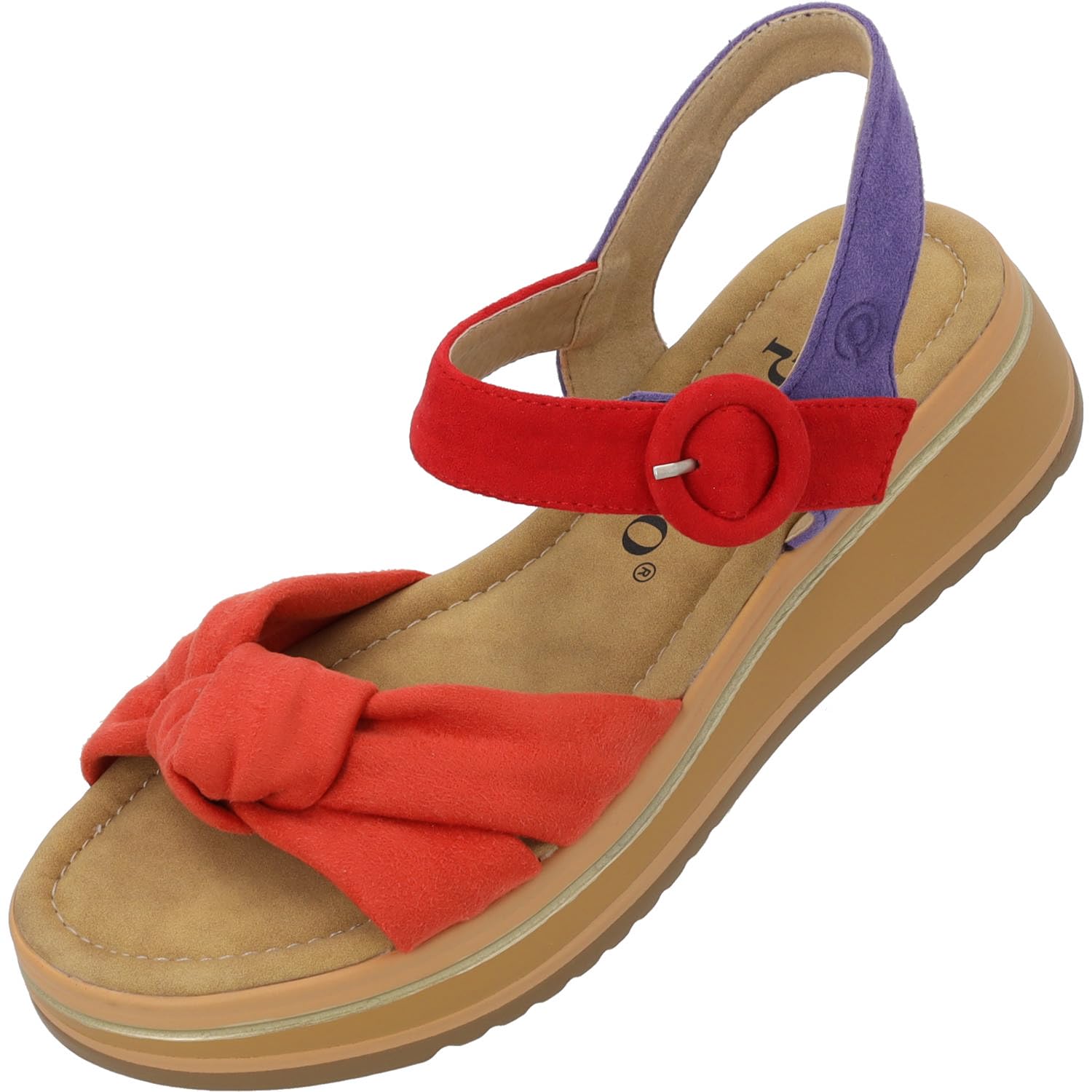 Palado Sandalen Damen Ebelli – modische Pantoletten - elegante Sommerschuhe - bequeme Sandaletten mit verstellbaren Riemen