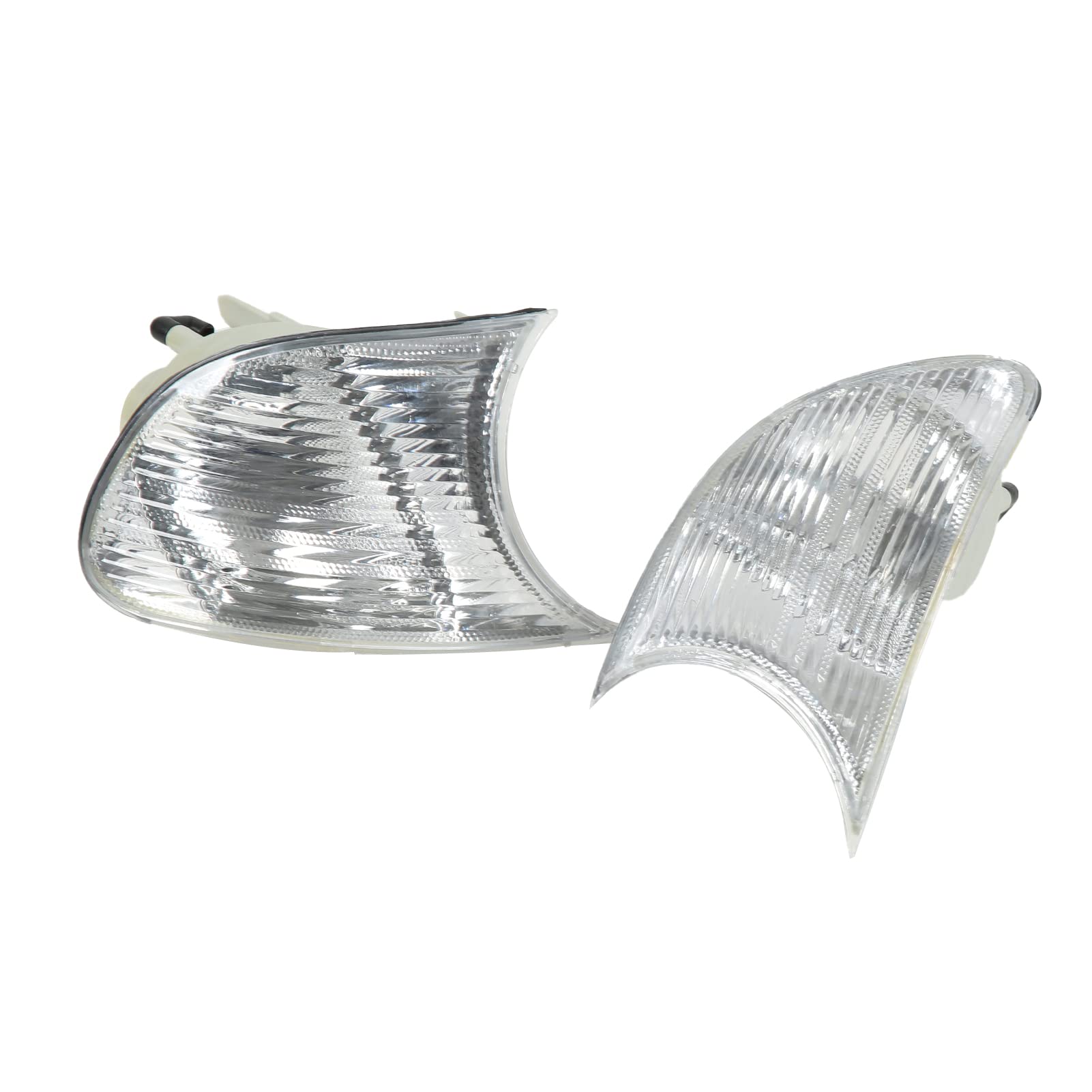 Luces de Señalización Delanteras para 3 Series E46 Coupé 1998‑2001 Lente Transparente Compatibles con Izquierda y Derecha Reemplazo Directo para Luces Originales