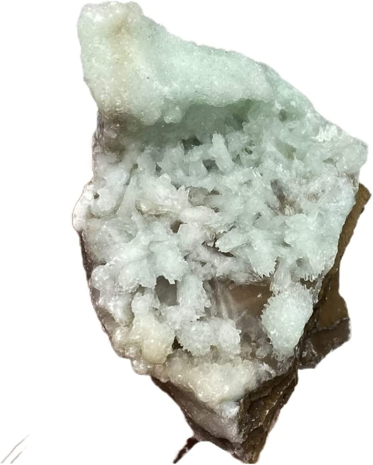 Aragonite bleue idée cadeau minéral naturel et cristaux de collection précieux