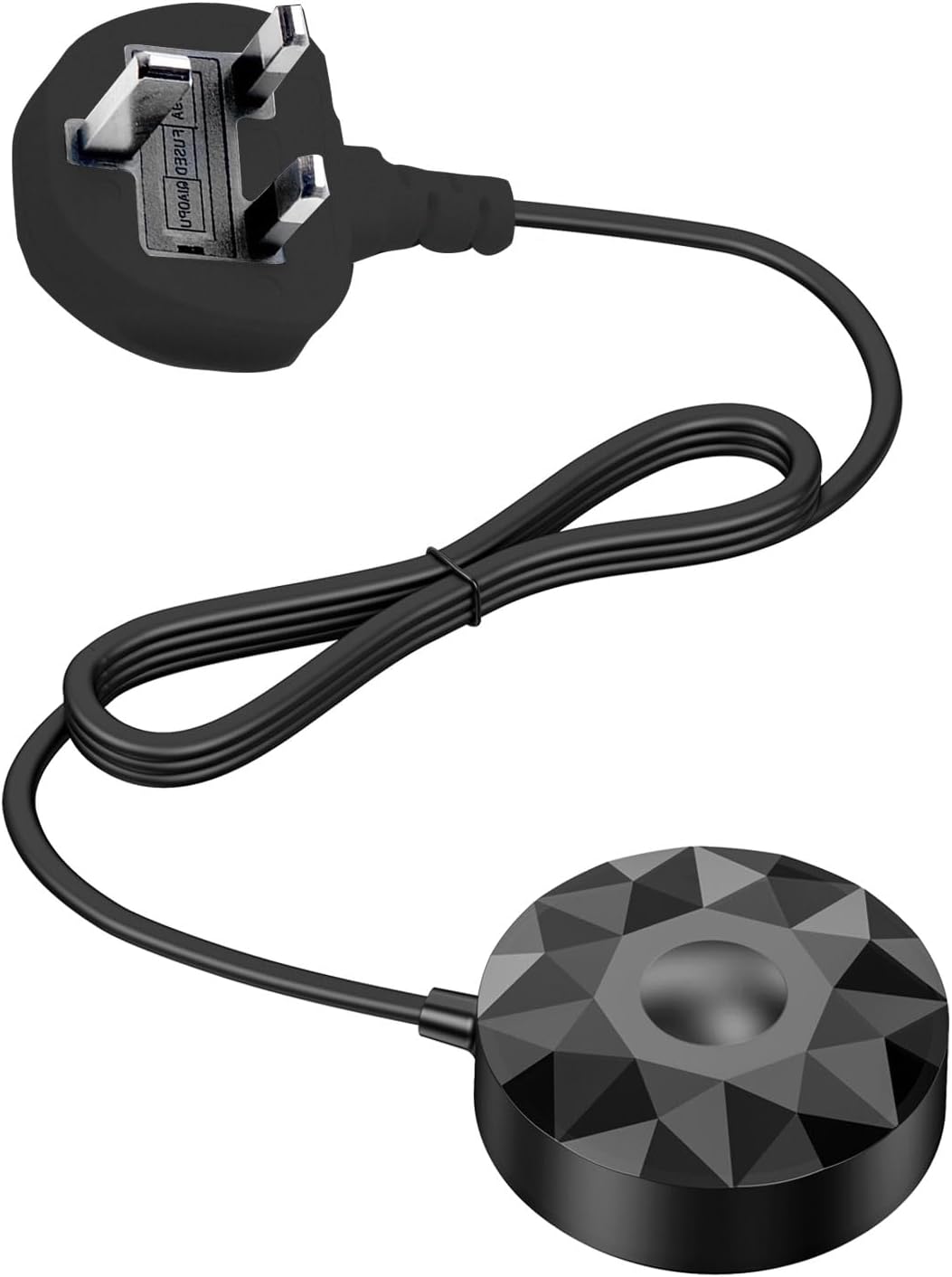 for Electric Toothbrush Magnetic Charger, Magnetic Chargeing Base Compatible with Oral b IO 3768 Electric Toothbrush Replacement for IO7 IO8 IO9 Charger Power Adapter UK Plug(Black)