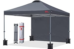 MASTERCANOPY 12 ft x 12 ft Pop-Up Canopy Tent Sidewall Enclosure for Outdoor Events